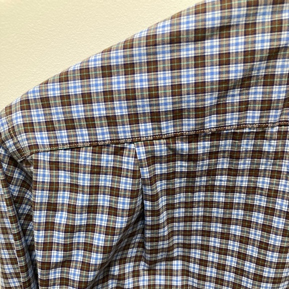 Ralph Lauren Long Sleeve Spread Collar Plaid Dress Shirt / Size M / EUC - Picture 3 of 7